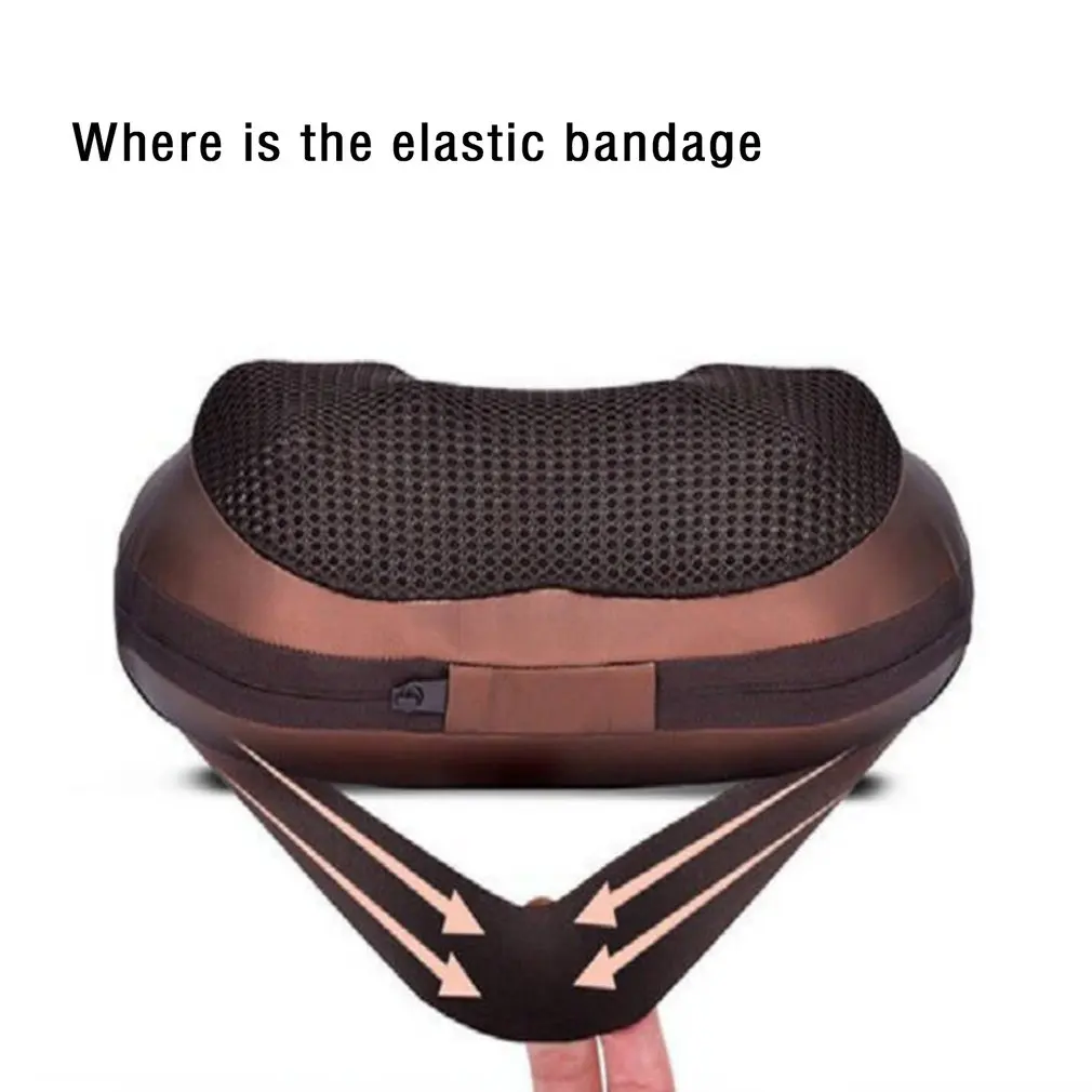 

Multifunctional Electric Massage Cushion For Car And Home Massage Pillow For Head Neck Back And Waist