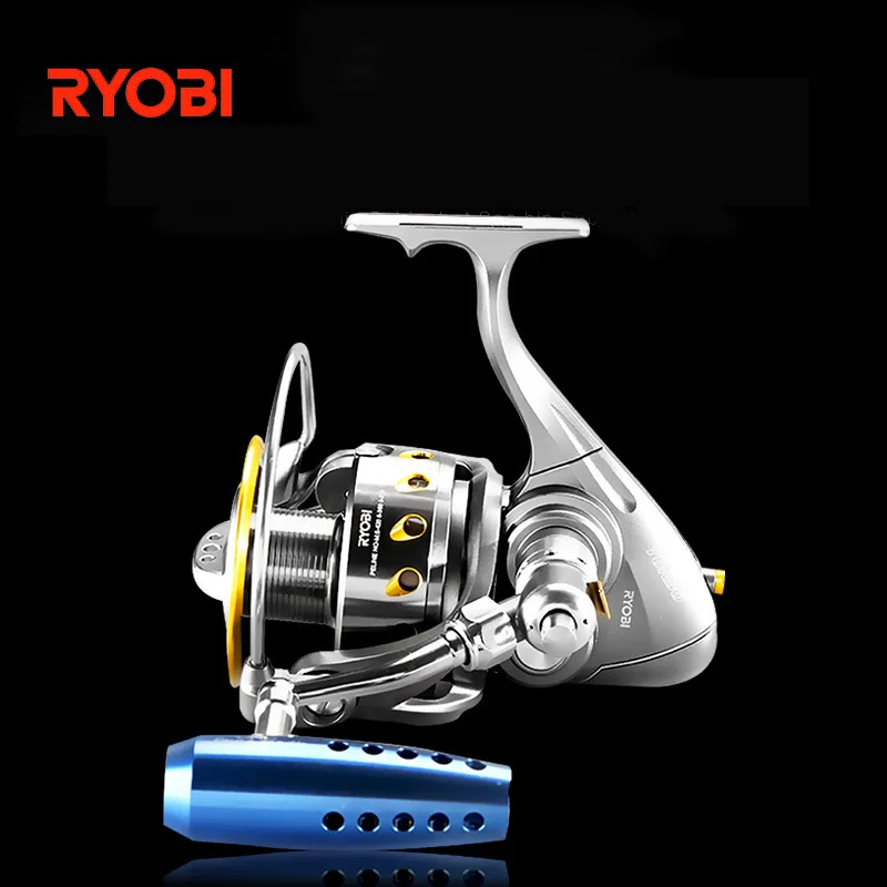RYOBI полностью металлическая Рыболовная катушка турбо спиннинговое колесо