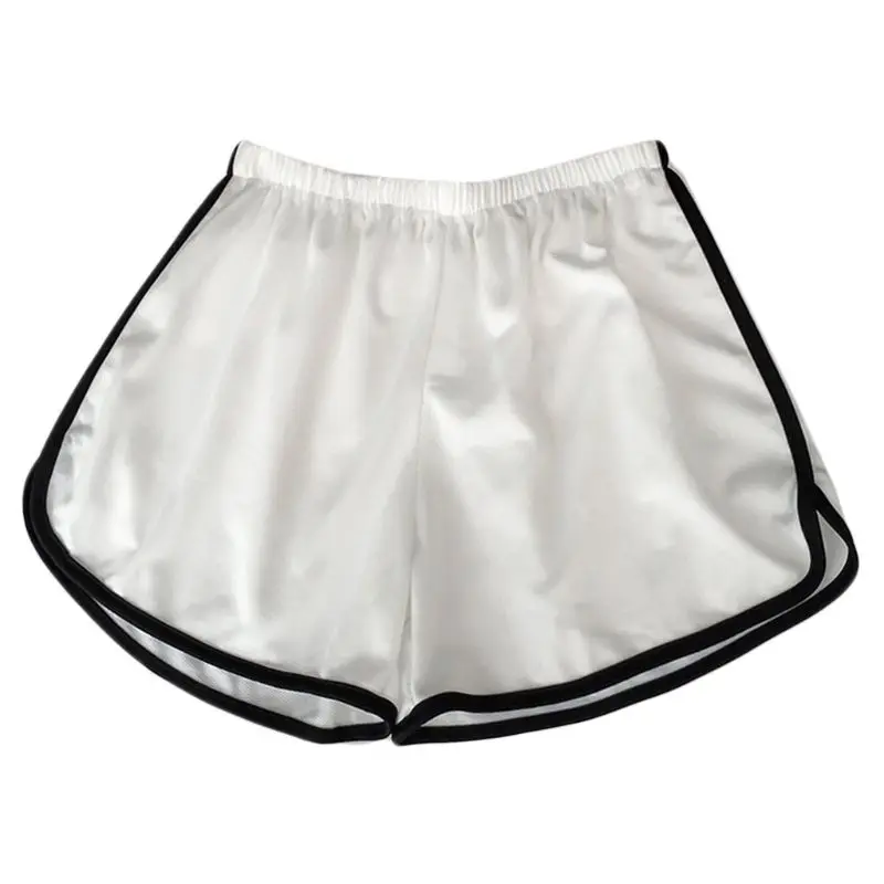 Женские спортивные шорты для отдыха с высокой талией и широкими штанинами