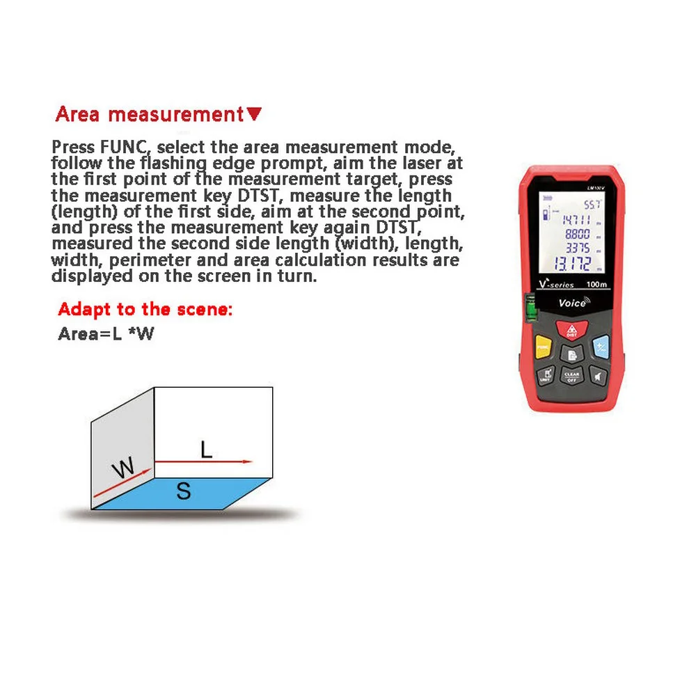 

UNI-T Measuring Room Instrument Handheld Laser Rangefinder High Precision Laser Electronic Ruler