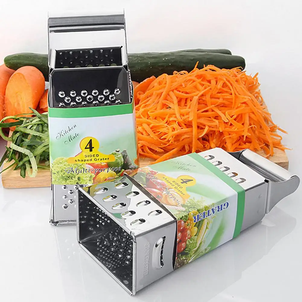 4 Sides Multifunction Stainless Steel Garlic Chopper Potato Vegetable Slicer Kitchen Dining Bar Tools Gadgets | Дом и сад