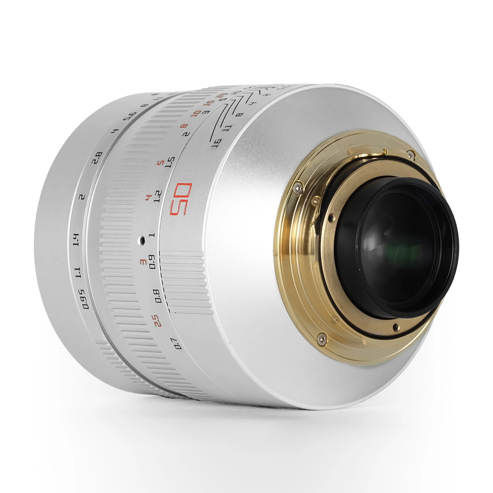 TTartisan 50 мм F0.95 объектив серебристого цвета Большая диафрагма для Leica M9 M10 M262 M240 M10P