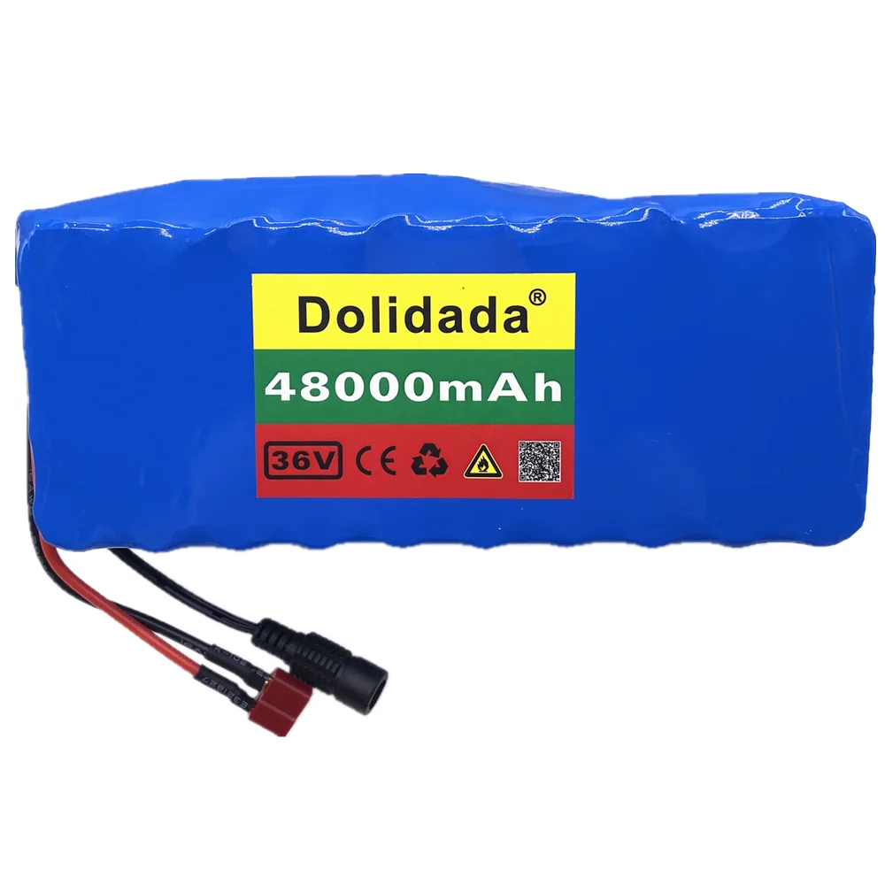 

Новый аккумулятор 36В 10S4P 48Ah батарейный блок 500W высокая мощность батареи 42V48000mAh Электрический велосипед Ebike BMS