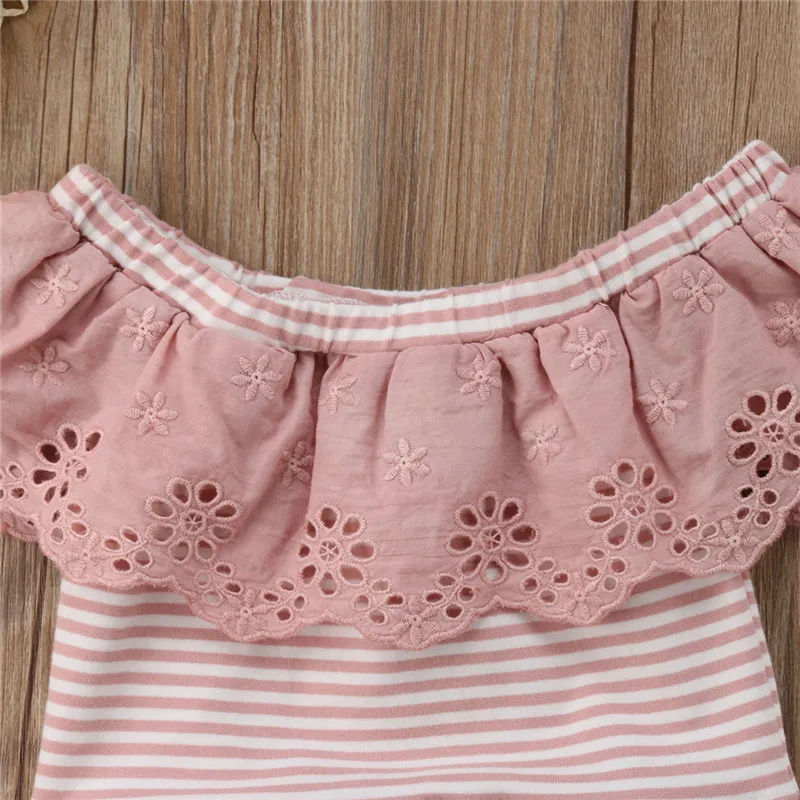 Emmababy для маленьких девочек одежда новорожденных кружевная боди-комбинезон