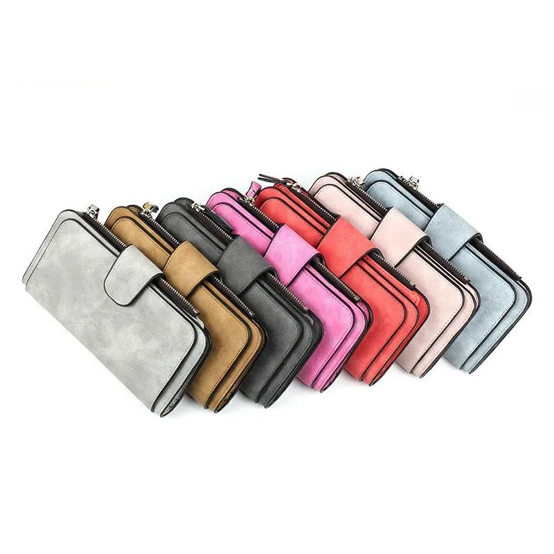 Новый стиль INS онлайн 2019 Женский кошелек знаменитости с пряжкой в Корейском стиле