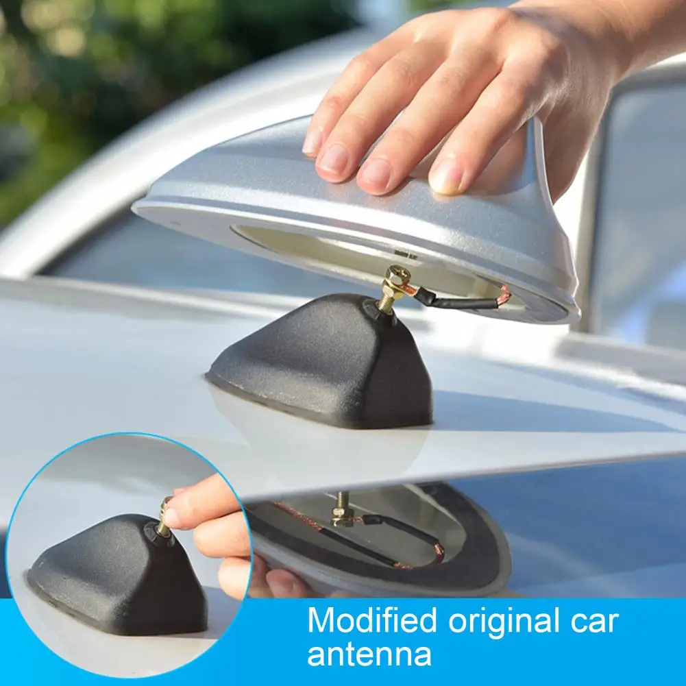 Декор для стайлинга автомобиля сигнальный приемник антенна на крышу акулы