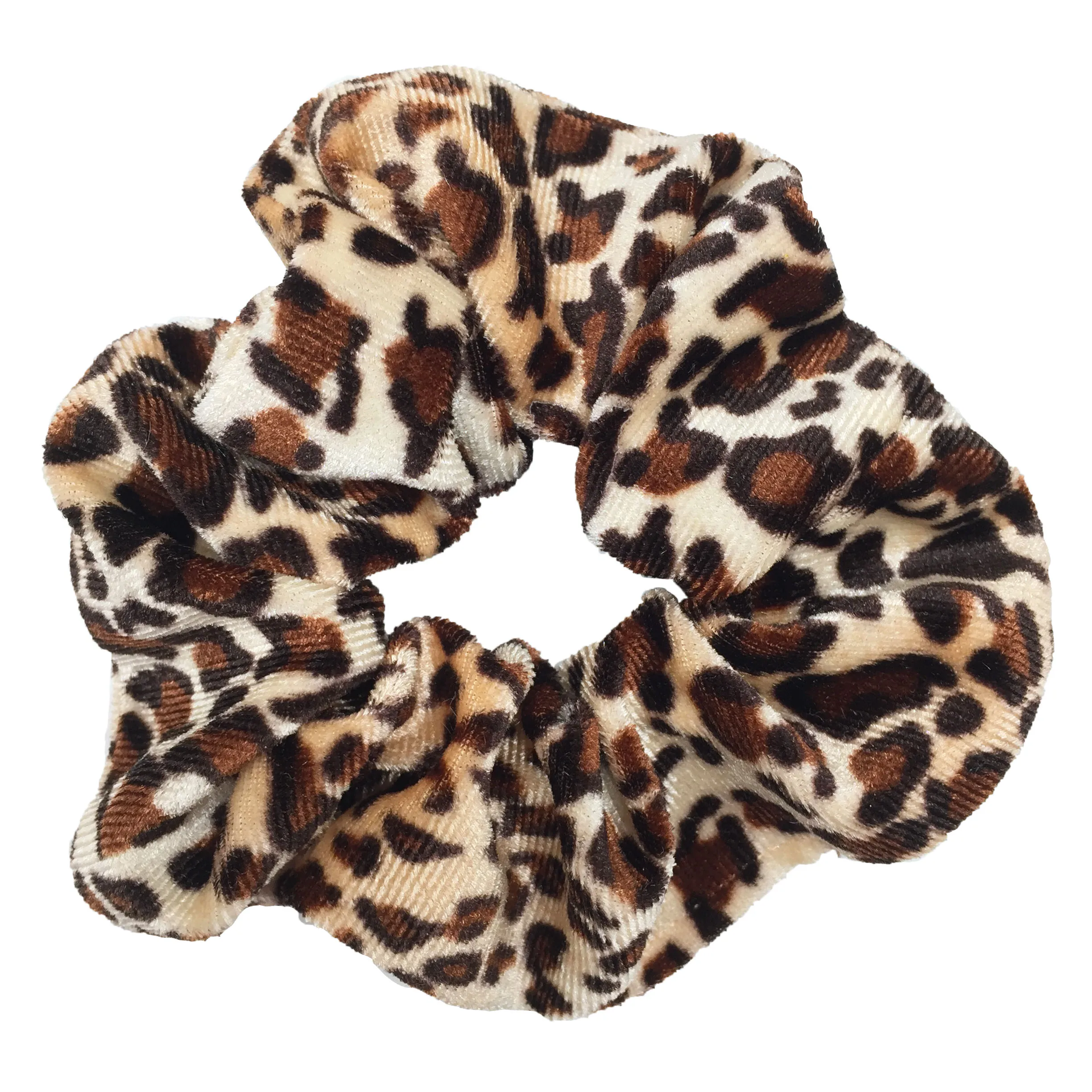 Женский бархатный аксессуар для волос Scrunchies леопардовые резинки-держатели