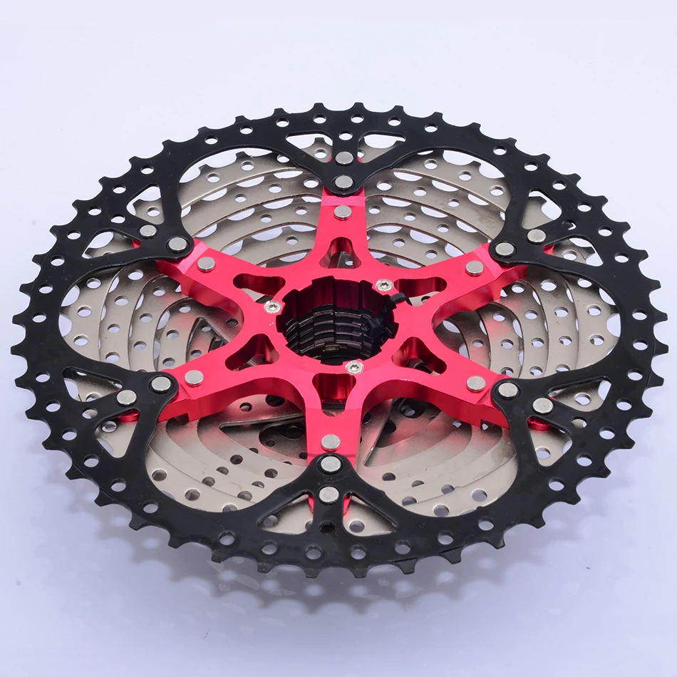 SUNSHINE 8S 9S 10s 11S 30s Geschwindigkeit 36/42/46/50t Freilauf Breite Verhaltnis Mountainbike Fahrrad швенград |