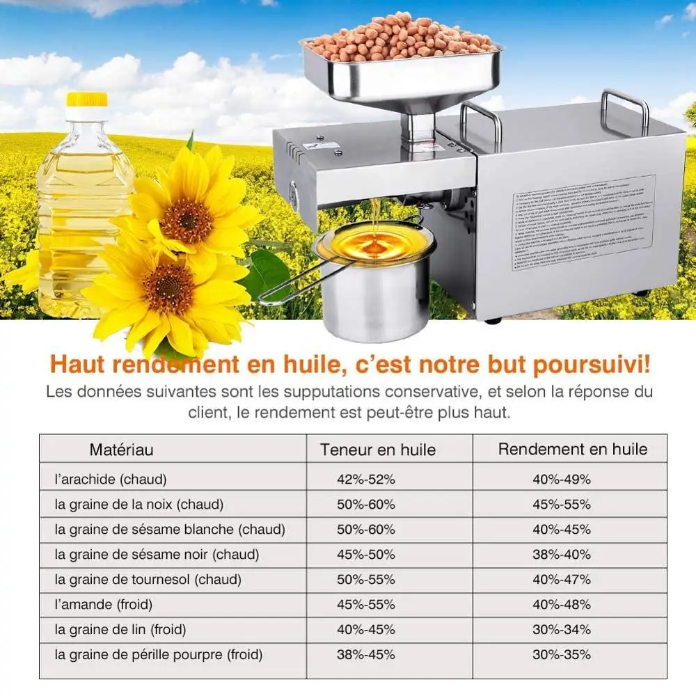 Машина для надавливания масла семян подсолнечника оливкового расширитель