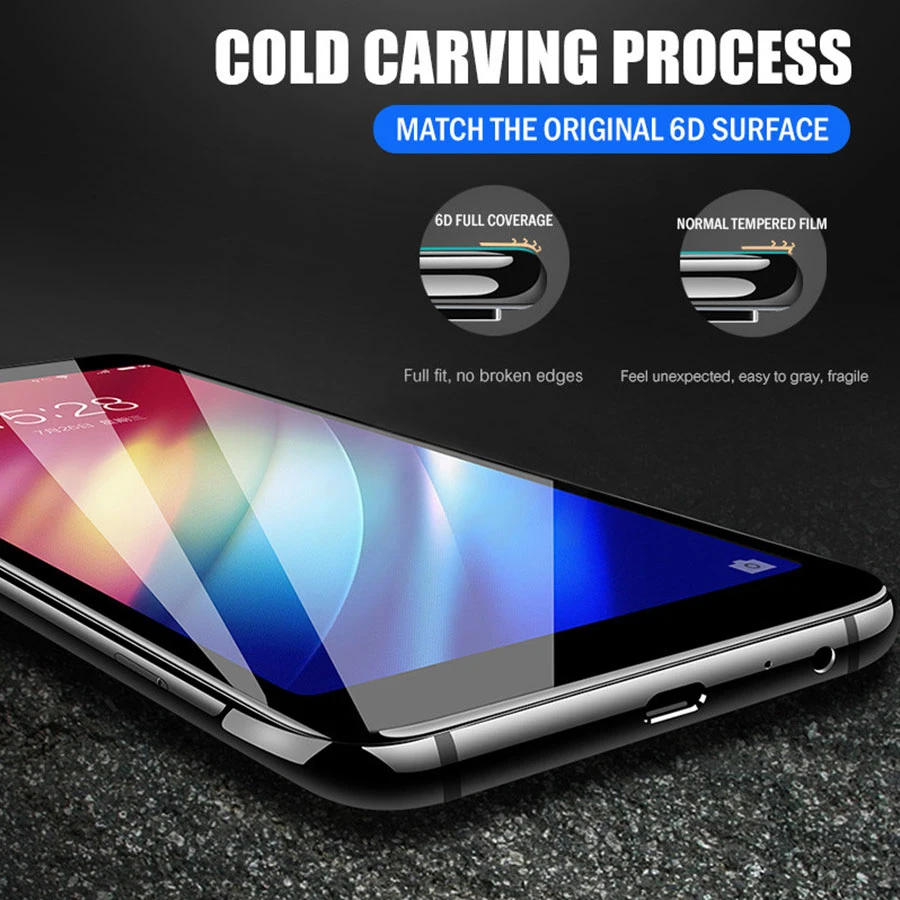 6D полное клеевое покрытие Премиум Закаленное стекло для Samsung Galaxy A50 A50s M30s A70 A40 M10 M20