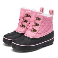 grils and boys waterproof boots kids sand proof cotton shoes boots for girls from 7 to 15 years old childrens boots winter