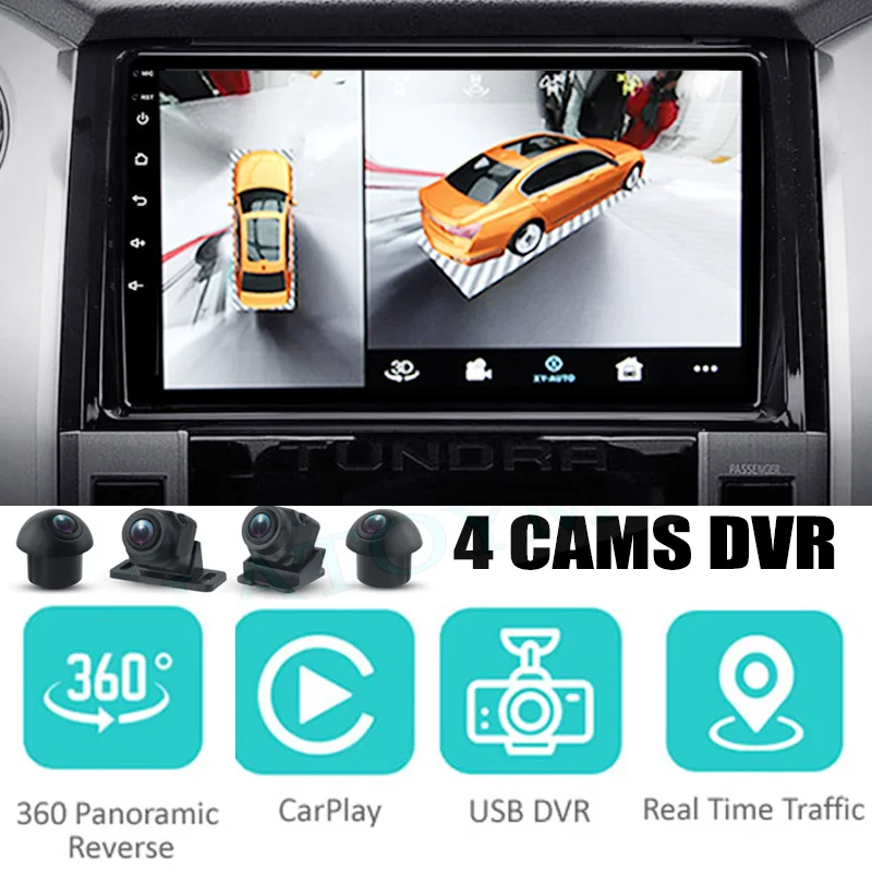 

Для TOYOTA Tundra XK50 2014 ~ 2021 автомобильная аудио-навигация стерео Carplay DVR 360 Birdview около 4G Android системы