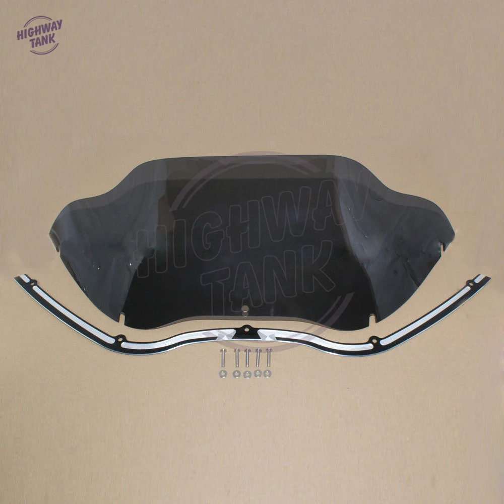 9 5 &quotдым волнистый мотоциклетный лобовое стекло ветровое и черное отверстие