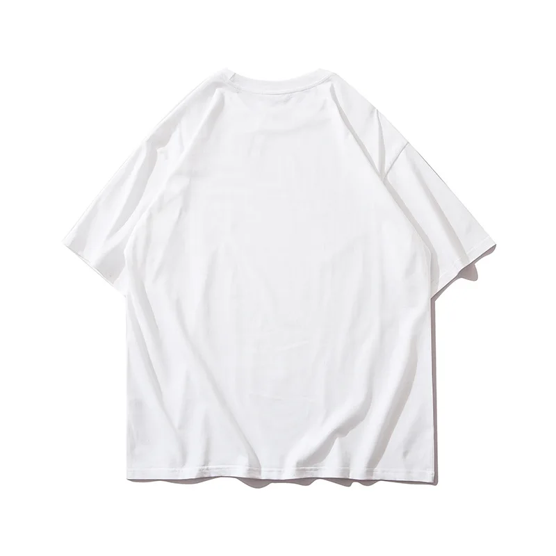 

Fashion Girls Hip Hop Portrait Graffiti Print T Shirts Couple Streetwear Casual Short Sleeve Tees Women's Loose 100% Cotton Tops