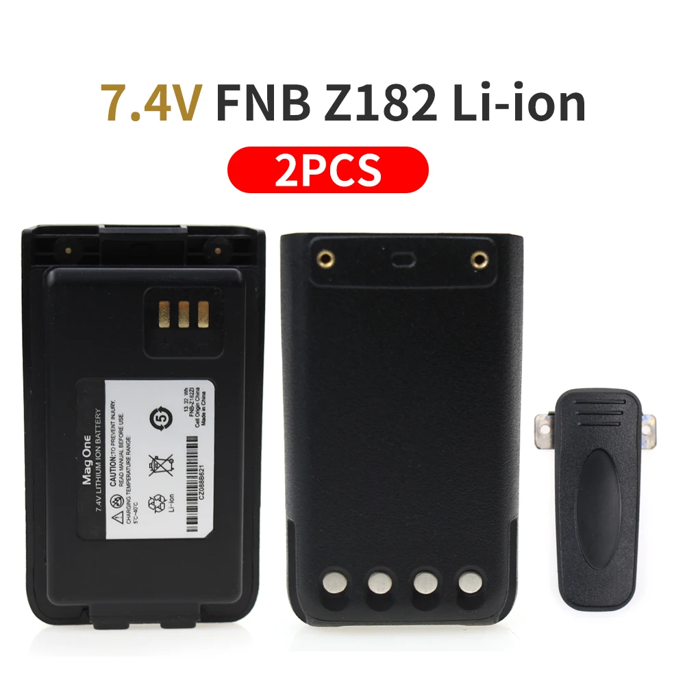 2 Упак. 7 4 В 1800 мАч FNB Z182ZI литий ионный аккумулятор для Vetrex VX D281 двухсторонняя Радио