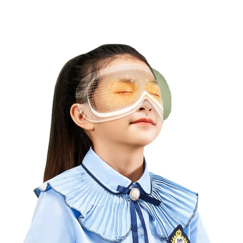 

Children's Eye Massage Instrument Primary School Student Eye Mask Hot Compress Eye Care Glasses for Relieving Fatigue