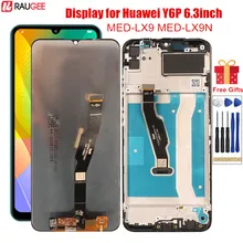 Display for Huawei Y6P LCD with Frame Touch Screen Digitizer Replacement Screen for Huawei Y6P MED-LX9 MED-LX9N 6.3LCD Display