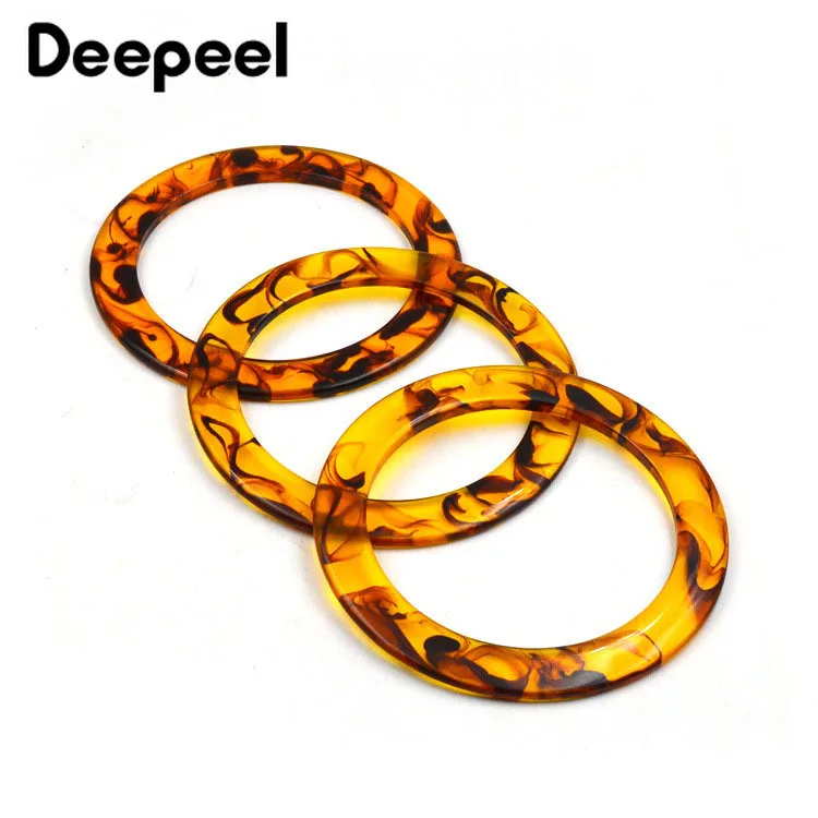 Deepeel 2/4pcs15cm Дамская рамка для кошелька уплотнительное кольцо Пряжка из смолы
