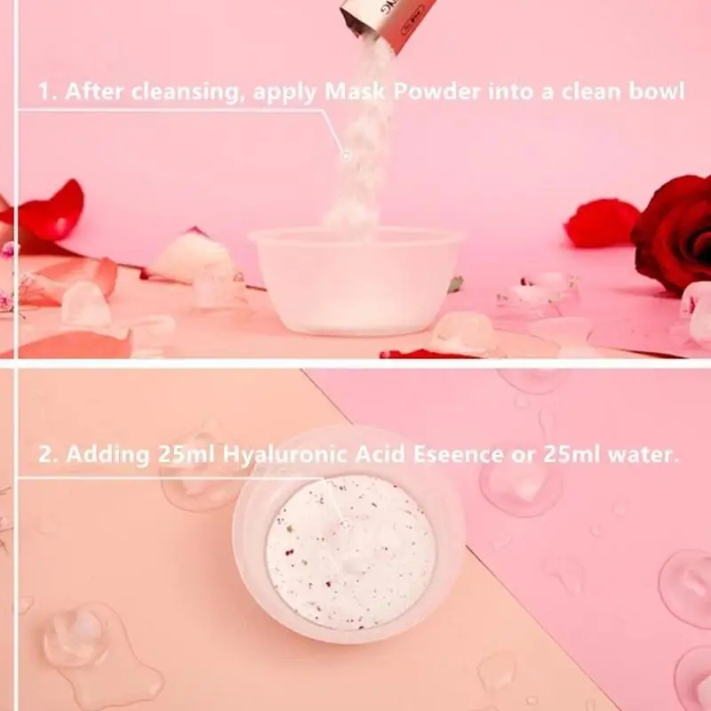 Натуральная мягкая маска для спа сделай сам с коллагеном розой и гиалуроновой