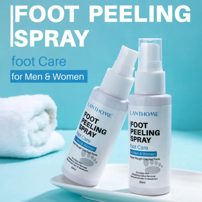 

Lanthome Cosmetics Foot Peeling Spray Essence Pedicure Hands Dead Skin Exfoliator Mask Whiten Baby Foot Care Tool