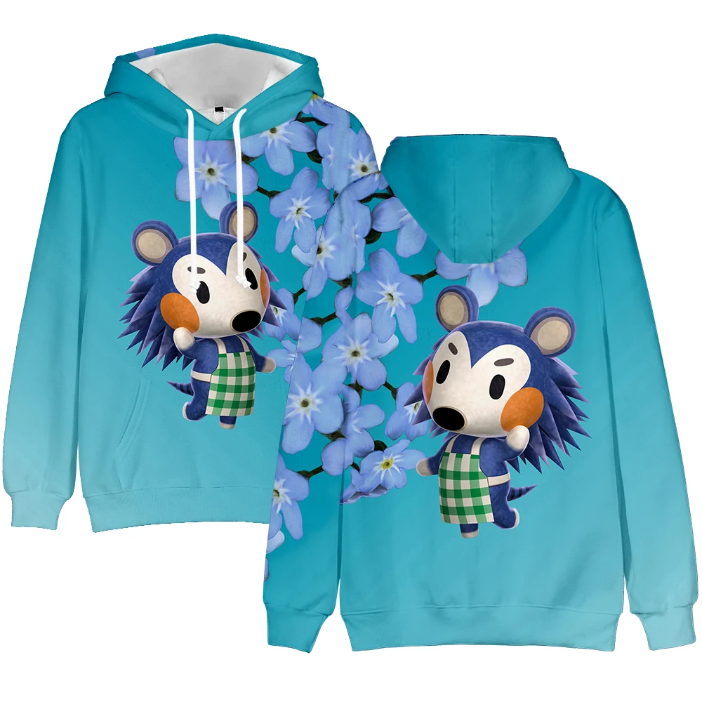 

Толстовка Мужская/женская с 3D принтом, повседневный свитшот с пересекающимися животными, Модный пуловер с капюшоном для мальчиков и девоче...