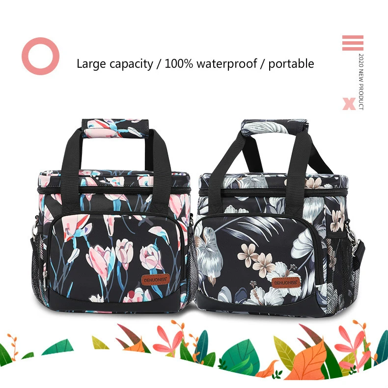 Женская герметичная Термосумка для пикника с принтом|Сумки-холодильники| |