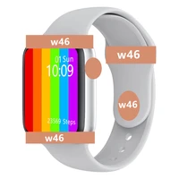 w46 w46m smart watch 44mm 40mm wireless charging ecg heart rate ip68 waterproof smartwatch pk w26