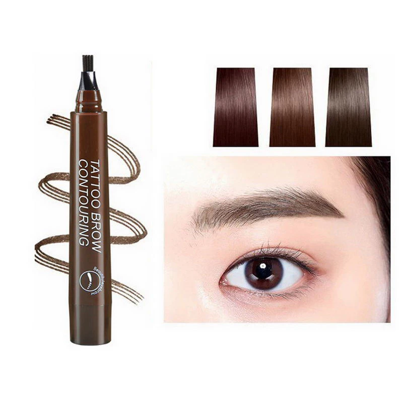 Жидкий карандаш для бровей не блекнет водонепроницаемый долговечный