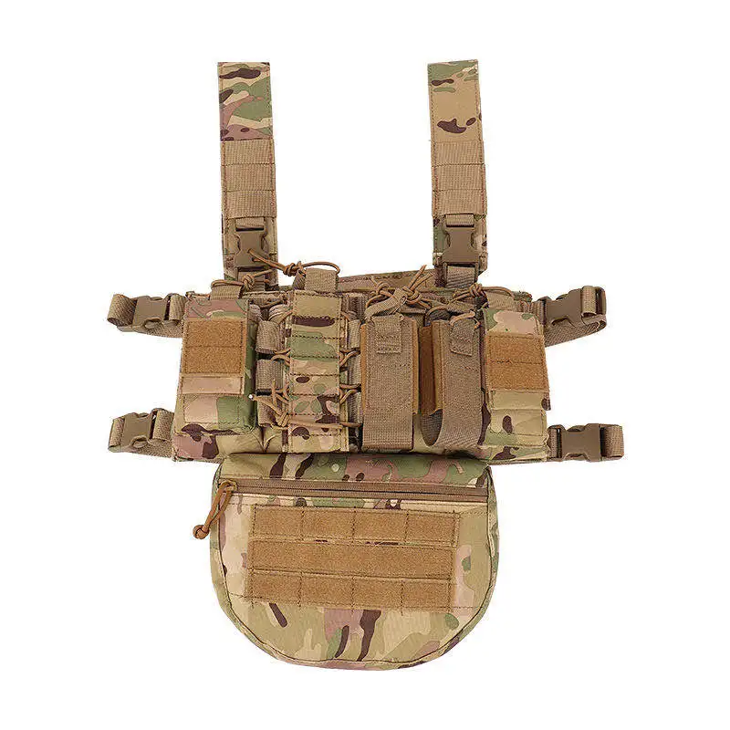 Tactical Lightweight Chest Rig Micro Fight Easy Adjustable Hunting ...