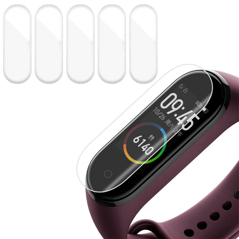 Защитная пленка для Xiaomi Mi Band 4, умный браслет, полноэкранная Гидрогелевая пленка для Mi Band 4, группа 4, незакаленное стекло