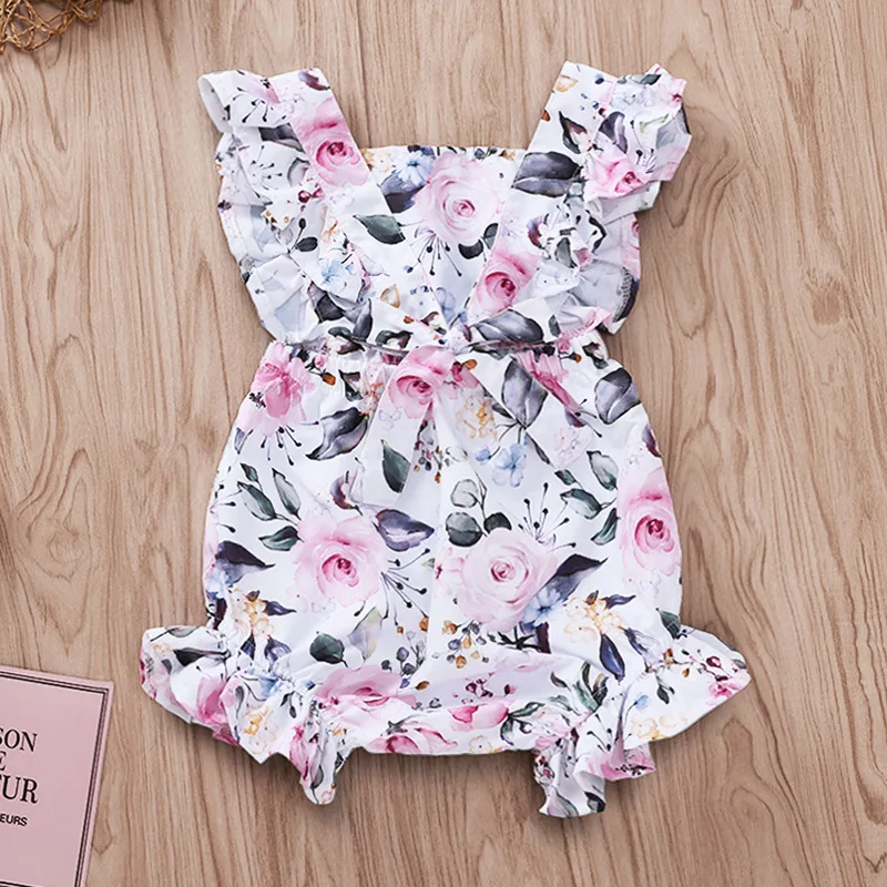 Malapina/комбинезоны для новорожденных девочек одежда малышей с принтом розы