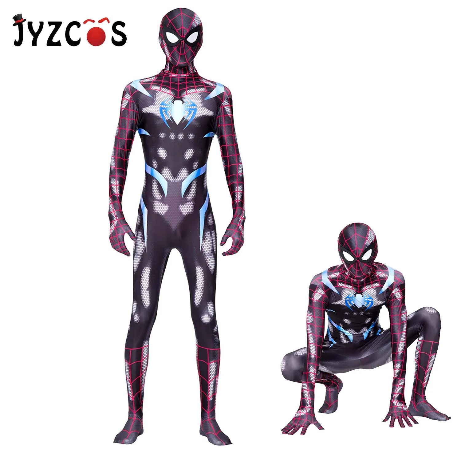 JYZCOS Marvel PS4 секретная война Человек паук Хэллоуин косплей костюм Человека паука