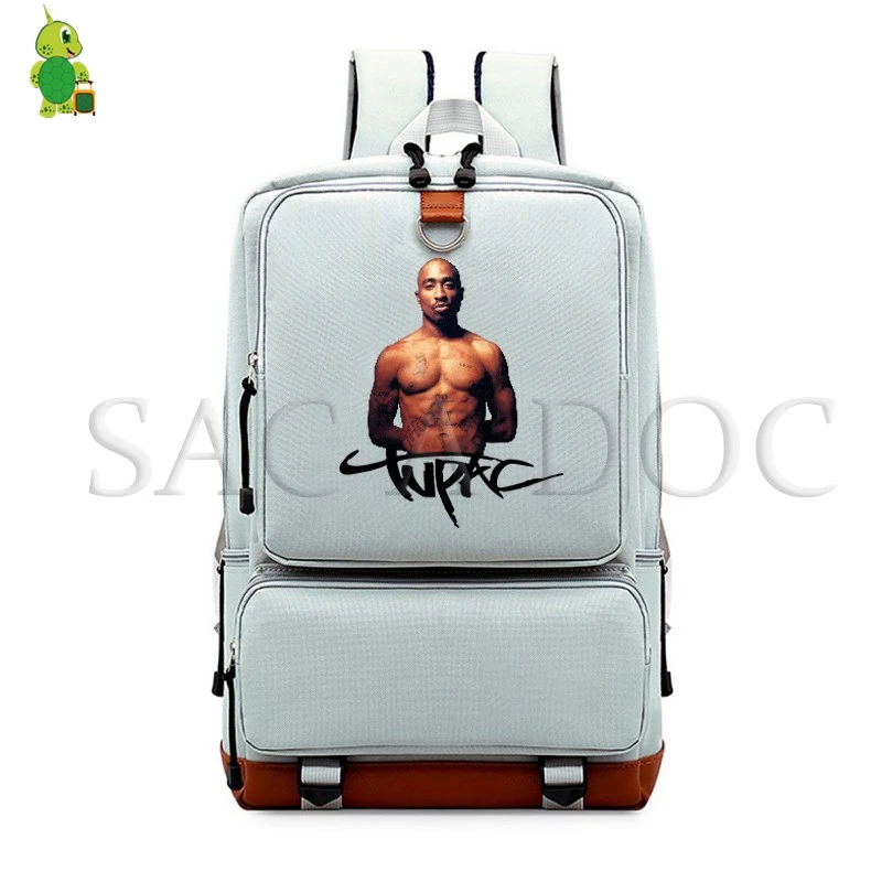 10 Tupac 2Pac рюкзак для женщин и мужчин рюкзак для ноутбука школьная сумка для подростков повседневный рюкзак хип хоп Легенда дорожные сумки - Цвет: 10