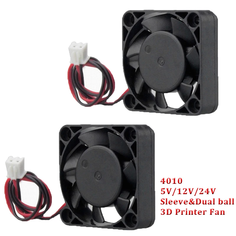Fan 40x40x10mm 24v 12v 5v Mini Computer Case Cooling Fan 4010 2pin 3pin Heat Sink Fan For 3d Printer