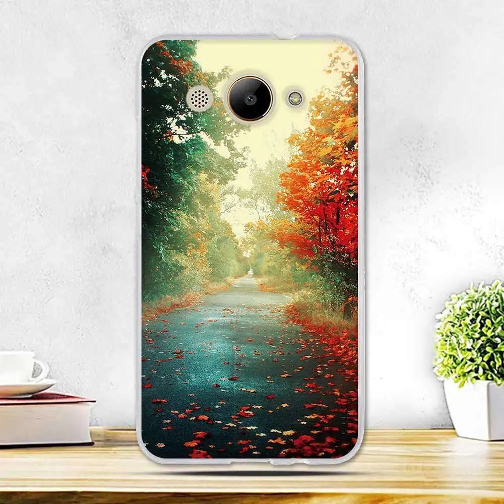 Мягкий ТПУ чехол с цветочным рисунком для huawei Y3, чехол для huawei Y3 MT6737M CRO-L02 CRO-L22, 5,0 дюймов, Защитные чехлы для телефонов