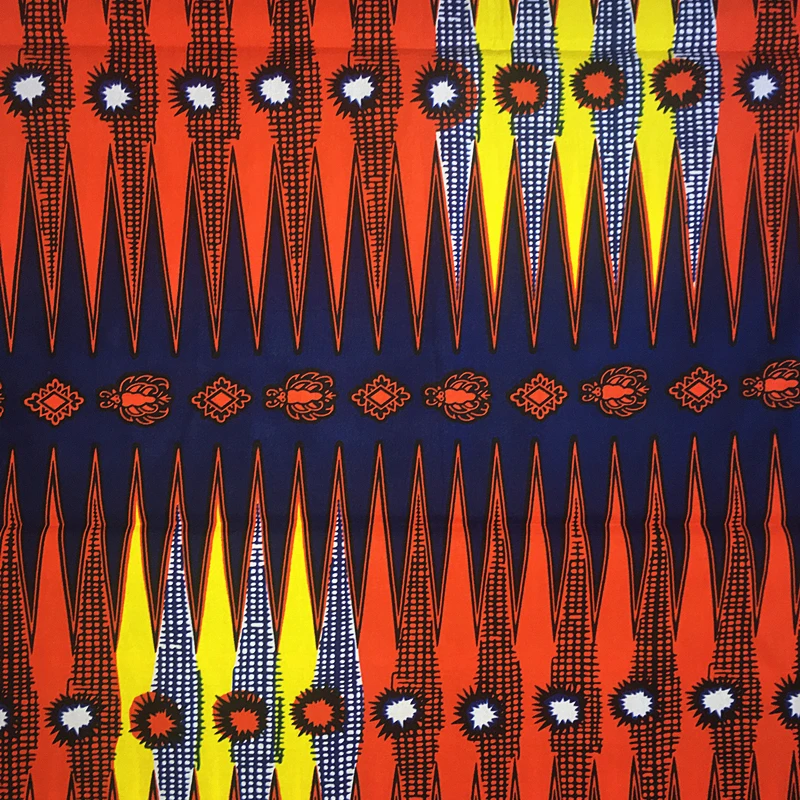 Miss L Настоящая Африканская ткань Анкары с принтом воска 6 ярдов/шт 100% хлопковая