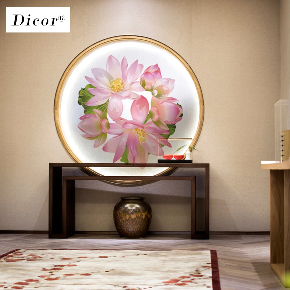 Матовая непрозрачная стеклянная наклейка для домашнего декора с изображением