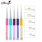 Стразы для дизайна ногтей, 791114 19 мм, с цветочным рисунком, кисть-инструмент для маникюра