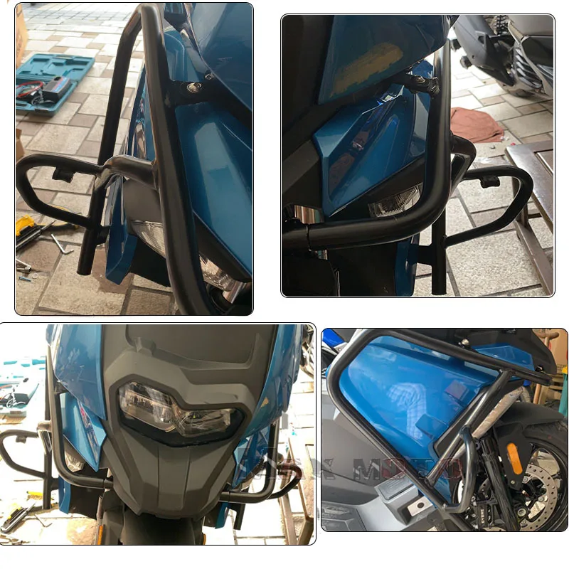 

For BMW C400X C400 X 2019 2020 Motorcycle Front Engine Guard Crash Bars Frame Protector Bumper Full Body Shatter Protection