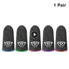 1 пара игровых чехлов на пальцы для геймеров с защитой от пота, чехол на кончики пальцев для PUBG, мобильных игр, светящиеся аксессуары для профессиональных игр с сенсорным экраном