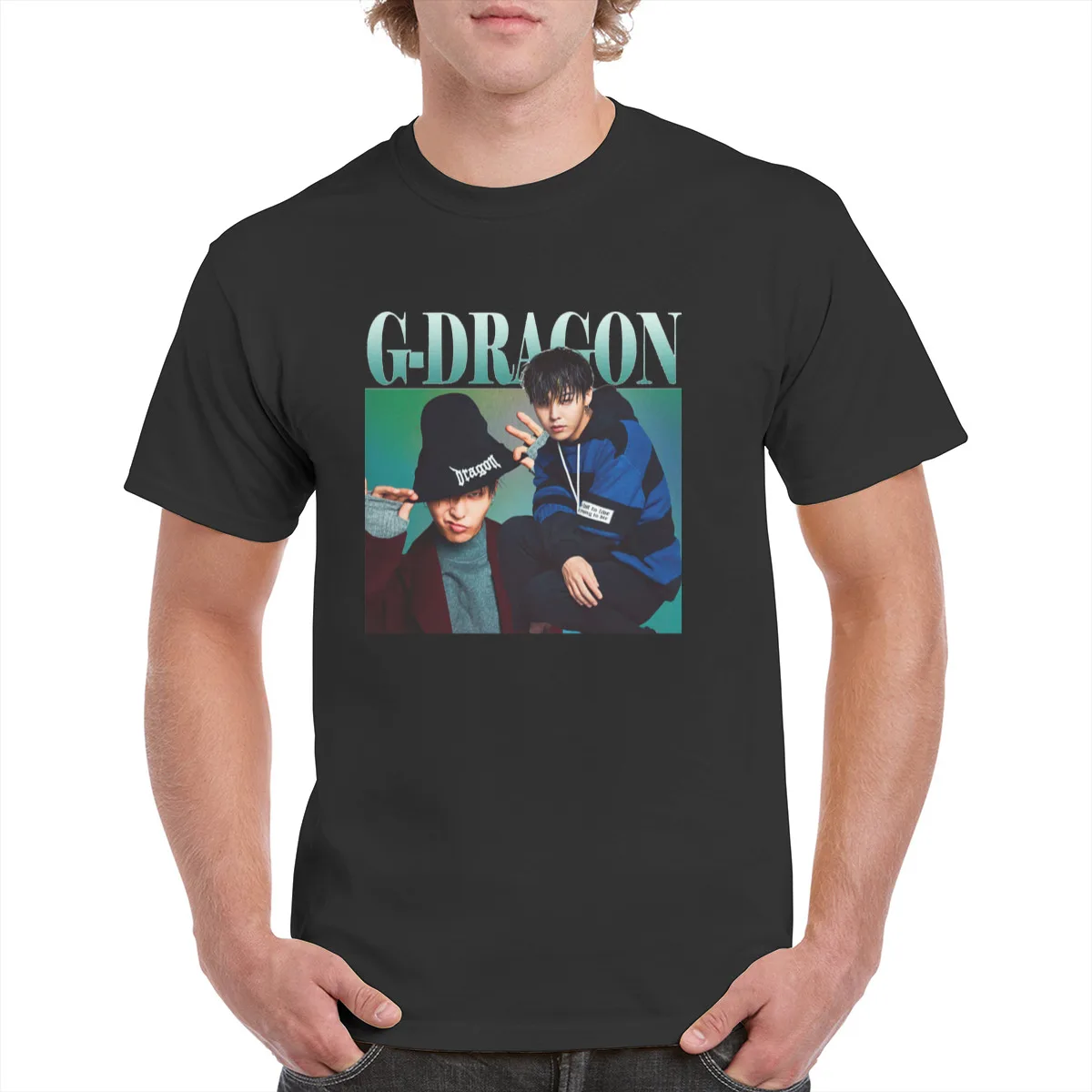 

G-Dragon T-Shirt Unisex Kpop 90'S Retro graphics T-Shirt 100% Cotton Tops Female/Man