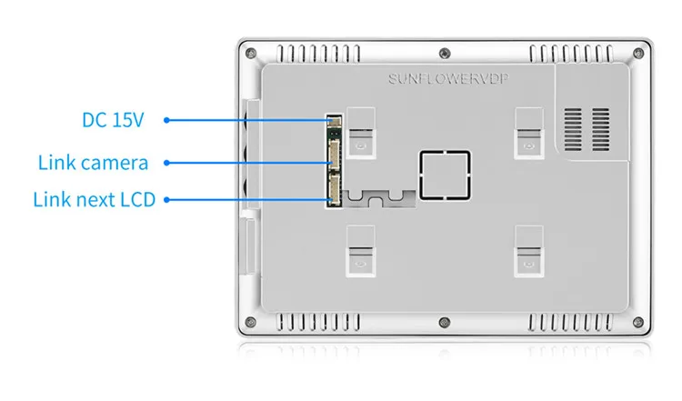 " домофонами для квартиры, 2/3/4/5/6 Multi квартиры дверной звонок с Rfid Карты Электронный замок двери ворот двери внутренной связи Камера