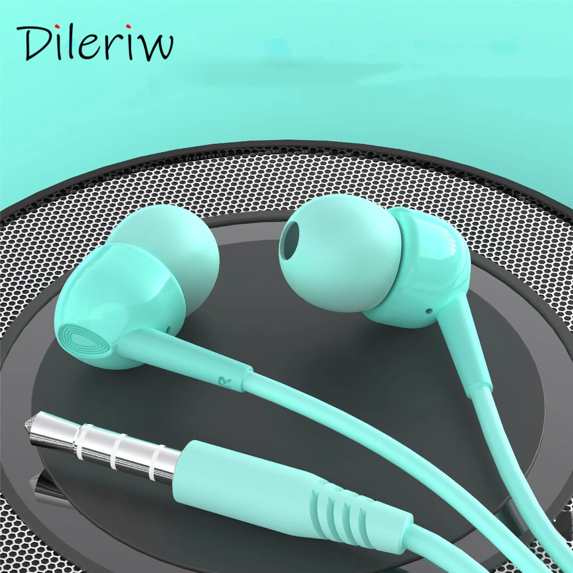 

Силиконовая Водонепроницаемая стереогарнитура с шумоподавлением, мятно-зеленого цвета