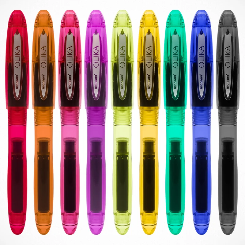 Перьевая ручка Monami OLIKA кончик F конфетного цвета Корея |