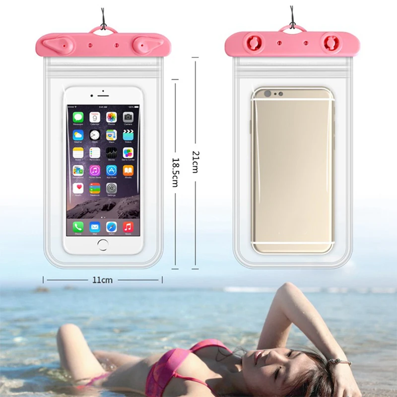 Мобильный телефон водонепроницаемая сумка для дайвинга с толстым барьером
