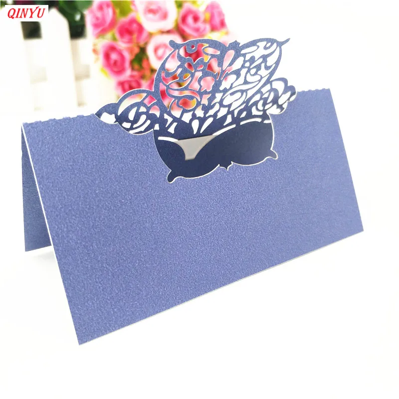 50 шт./лот свадебный стол с лазерной резкой именные места для свадебного стола