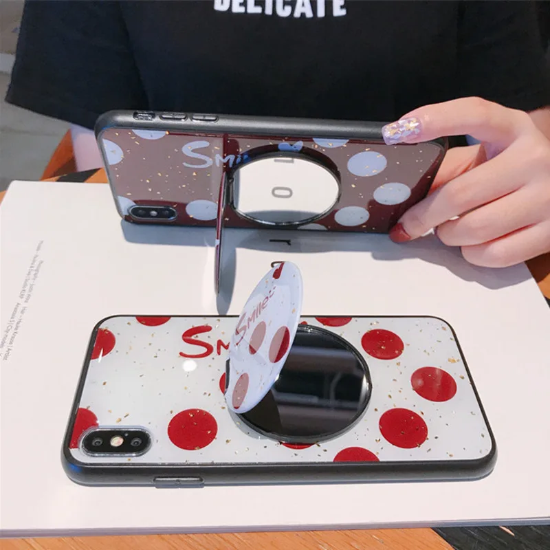 Роскошный креативный зеркальный чехол IMIDO для IPhone 11 Pro Max Xsmax 7 8 Plus