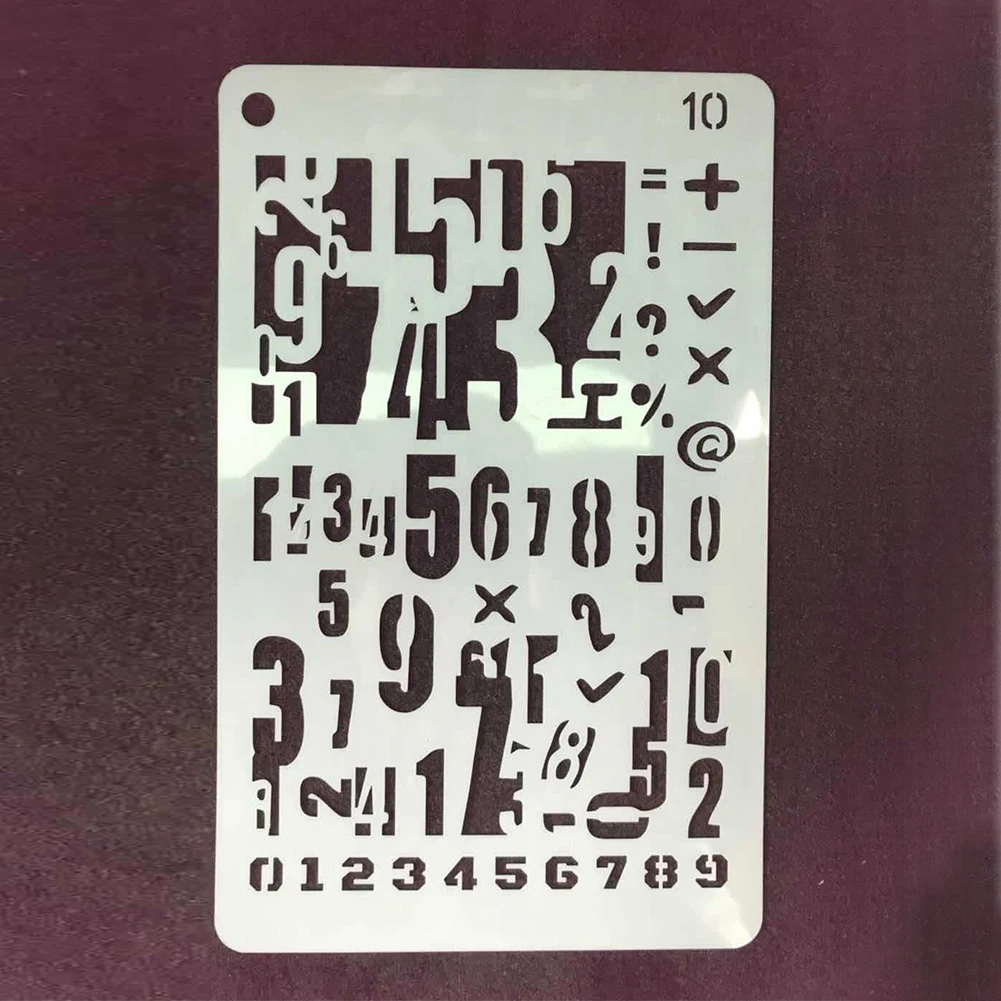 12 шт. Скрапбукинг Письмо DIY штамповка шаблон почерк практика ремесло ноутбук