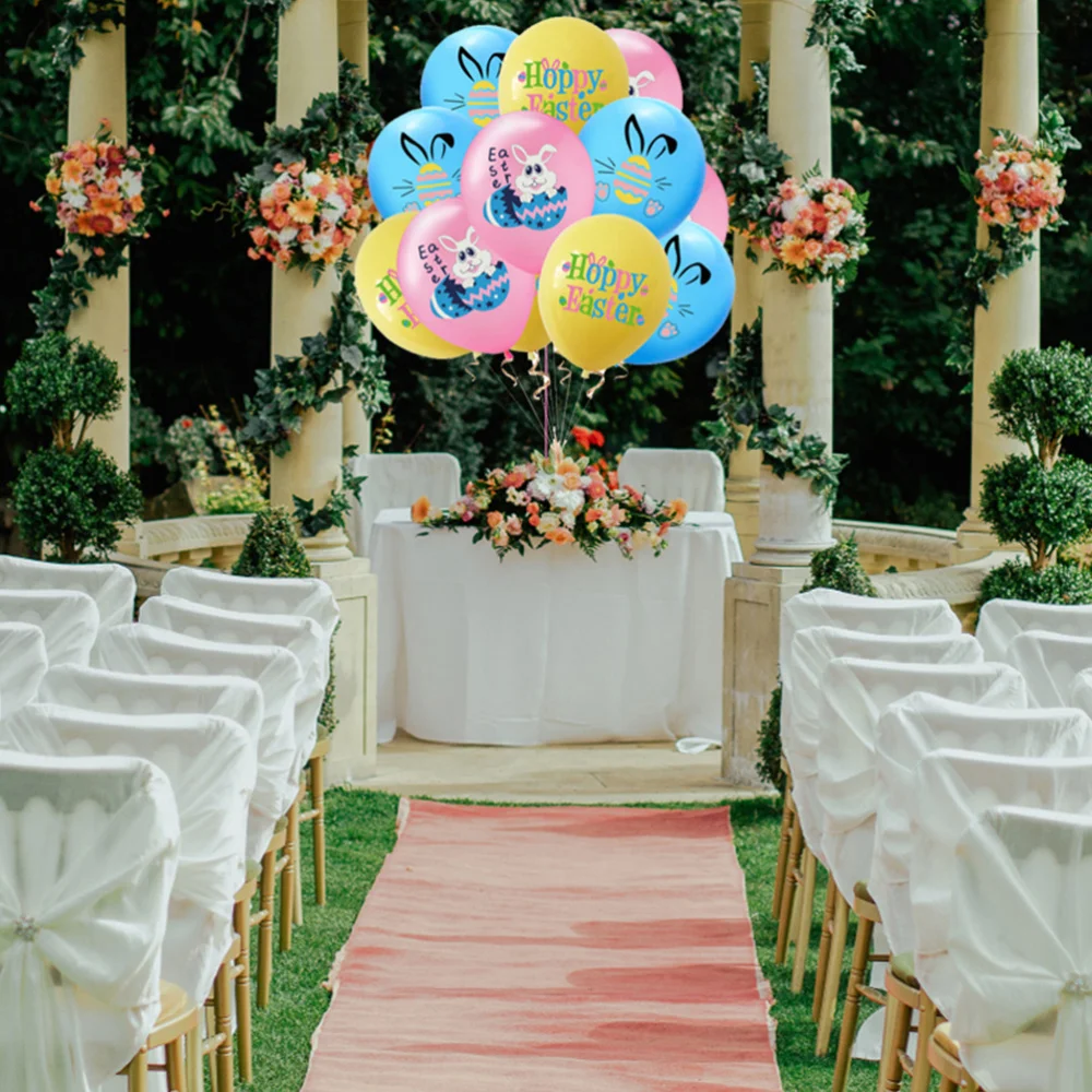 

30pcs 12 Inches Easter Elements Printing Balloons Party Decorations Supplies