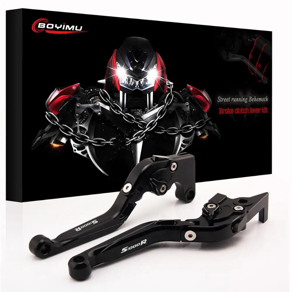 15 цветов для BMW S1000 R S1000R (w и w/o CC)2014 Лазерный Логотип (S1000R) CNC Складные Выдвижные